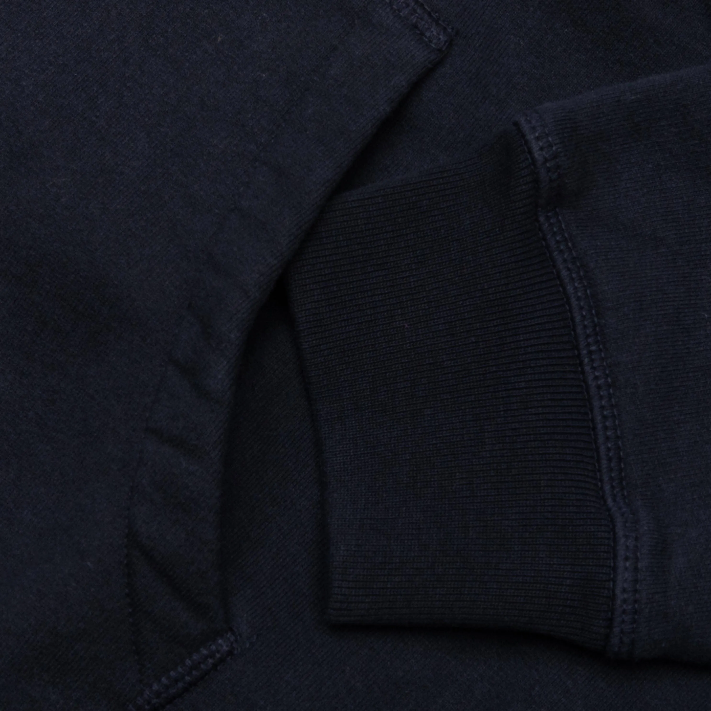 Wave Block Tremors Hooded Sweatshirt - Navy Blue