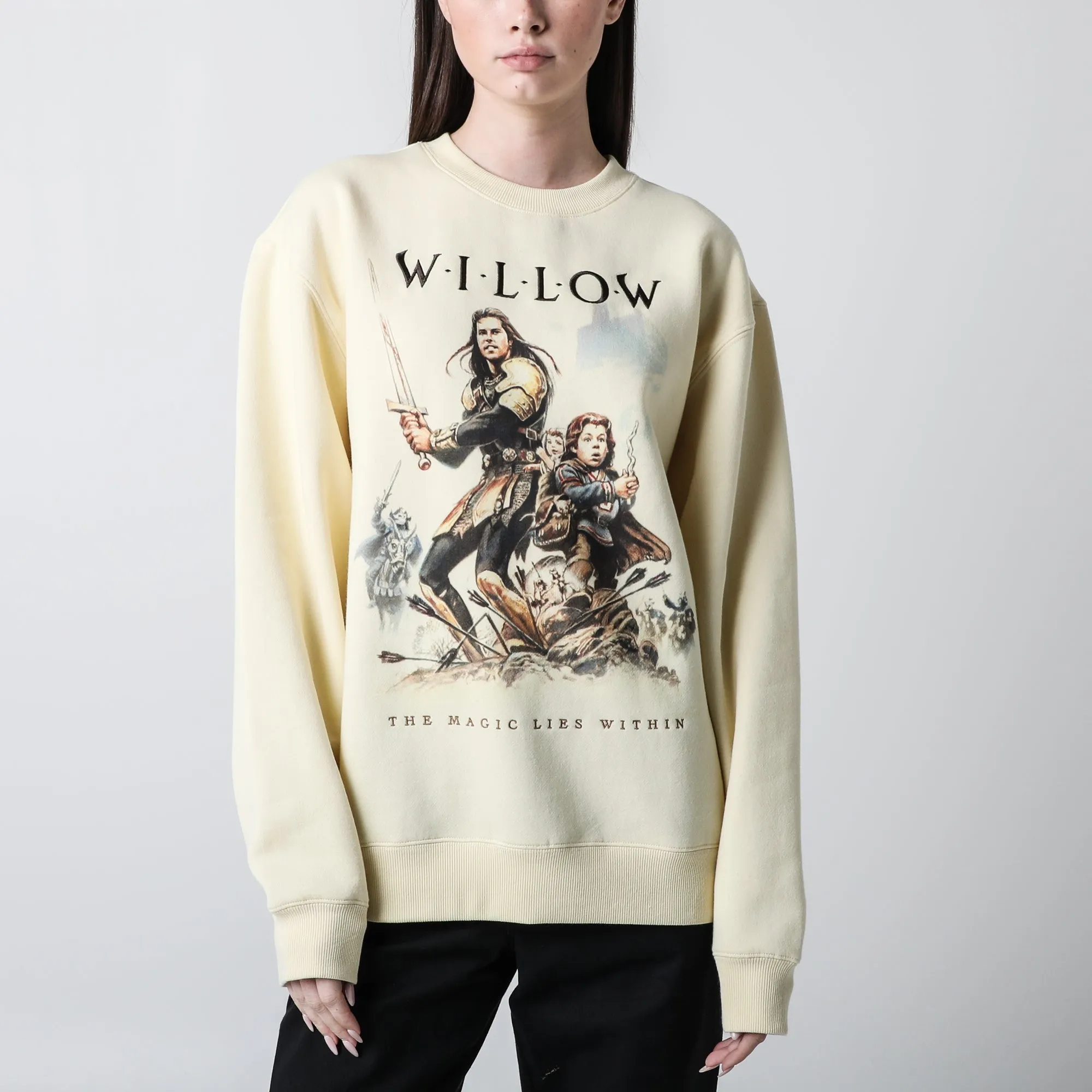 Willow Hero Poster Crew Neck Sweatshirt