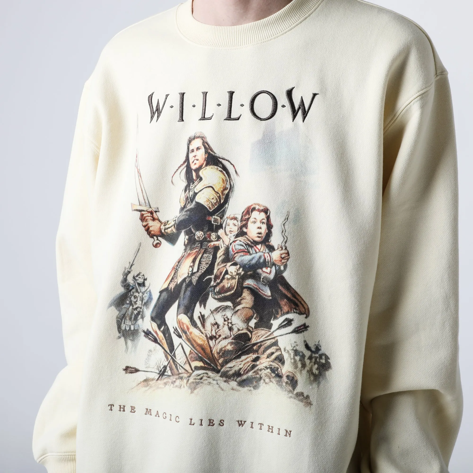 Willow Hero Poster Crew Neck Sweatshirt