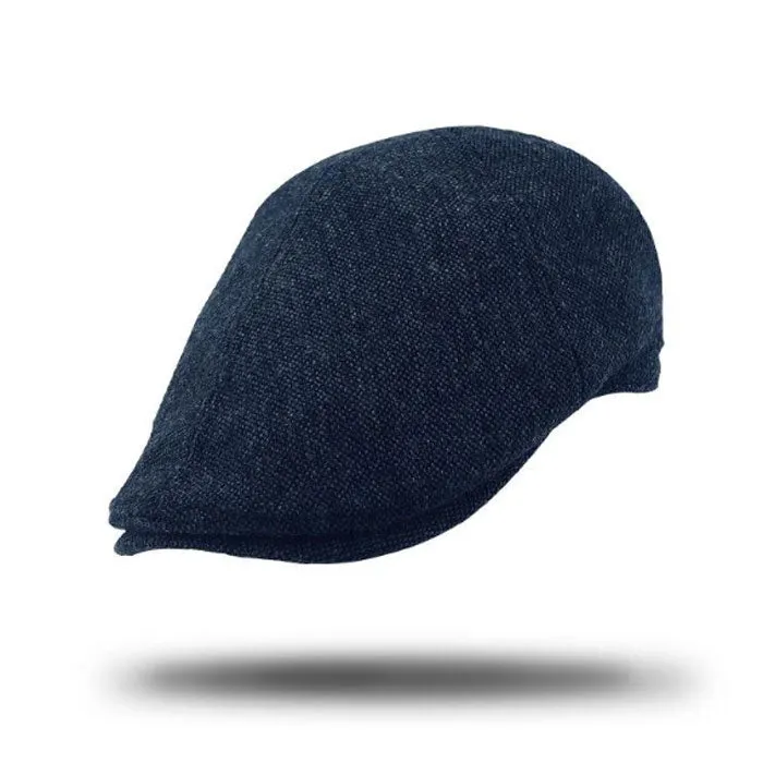 Wool Blend Flat Cap-SY809