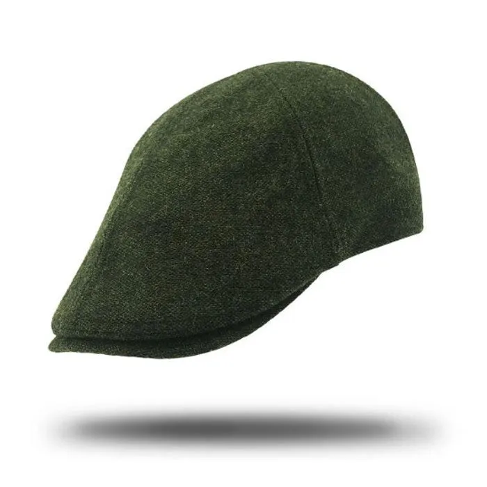 Wool Blend Flat Cap-SY809