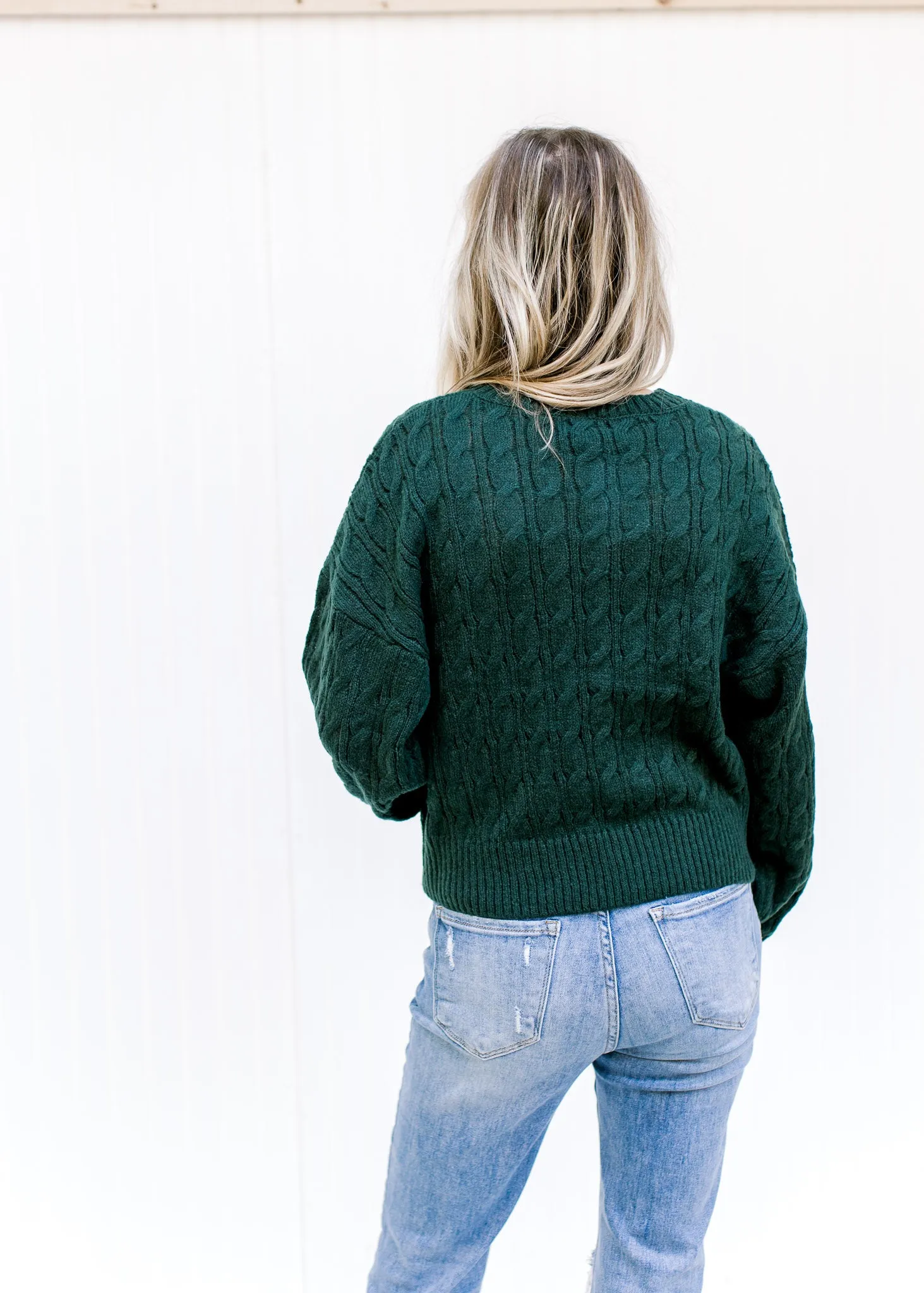 X Deep Forest Green Sweater